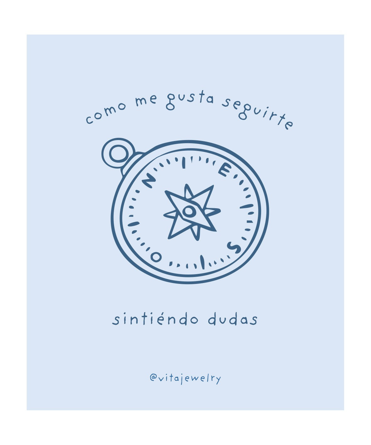 Sticker Seguirte Azul